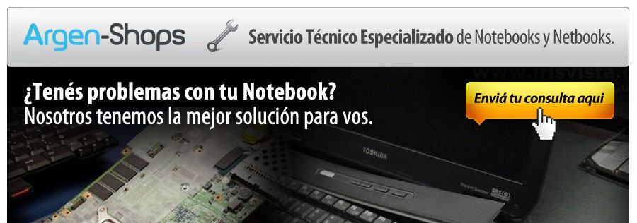 servicio tecnico de notebooks netbooks 