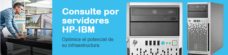 Consulte por servidores HP-IBM. Optimice el potencial de su infraestructura.